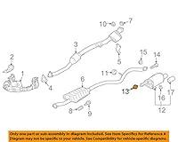 Algopix Similar Product 8 - Subaru Exhaust Muffler Gasket for