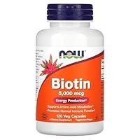 Algopix Similar Product 20 - Now Foods Biotin 5 MG Vegetarian