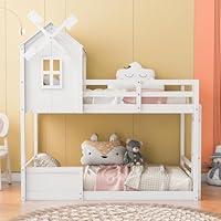 Algopix Similar Product 11 - PlayhouseInspired Style Wooden Twin