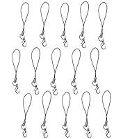 Algopix Similar Product 2 - 15 Cell Phone Strap BlackSilver Tone