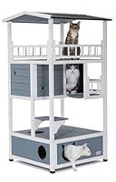 Algopix Similar Product 3 - Petsfit 4Level Outdoor Cat House with