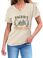 Algopix Similar Product 18 - Womens Summer Tops Hagrids Pumpkin Farm