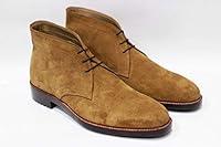 Algopix Similar Product 17 - New Handmade Men Brown Suede Chukka