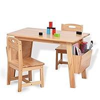 Algopix Similar Product 1 - KRAND Kids Solid Wood Table and 2 Chair