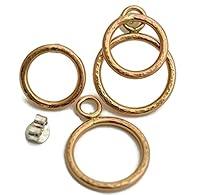 Algopix Similar Product 2 - 14j filled gold hoop ear jacket