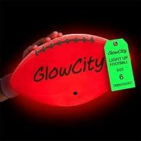 Algopix Similar Product 2 - GlowCity Glow in The Dark Football 