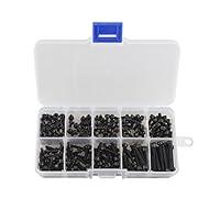 Algopix Similar Product 15 - 240pcs M3 Carbon Steel Allen bolt