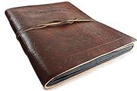 Algopix Similar Product 20 - Large Leather Photo Album Vintage