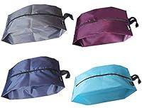 Algopix Similar Product 16 - MISSLO Portable Nylon Travel Shoe Bags