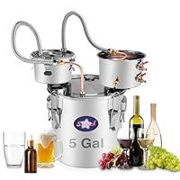 Algopix Similar Product 14 - Suteck Alcohol Still 5Gal 19L Stainless