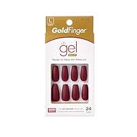 Algopix Similar Product 10 - Gold Finger Full Cover Nails Gel Glam