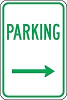 Algopix Similar Product 18 - Accuform Parking with Right Arrow