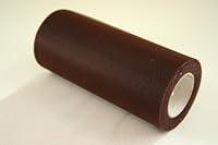 Algopix Similar Product 3 - 6" Dark Brown Craft Tulle Roll 25 Yards