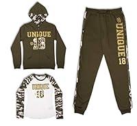 Algopix Similar Product 7 - Star Ride Girls 3Piece Hoodie Raglan
