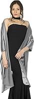 Algopix Similar Product 6 - BlackButterfly Satin Shawl Bridesmaid