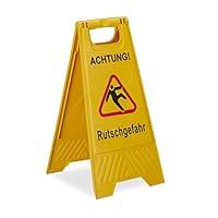 Algopix Similar Product 5 - Relaxdays Warning Safety Stand