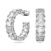 Algopix Similar Product 9 - SWAROVSKI Millenia hoop earrings