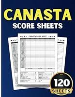 Algopix Similar Product 6 - Canasta Score Sheets 120 Score Pads