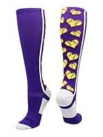 Algopix Similar Product 7 - MadSportsStuff Love Softball Socks with