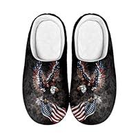 Algopix Similar Product 9 - Hechitok American Flag Eagle Casual