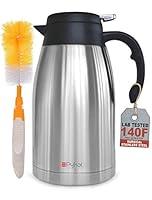 Algopix Similar Product 18 - Thermal Coffee Carafe Stainless Steel 