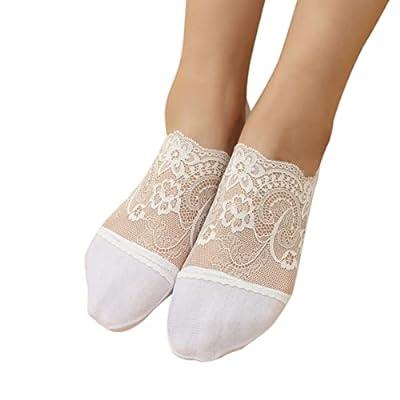 Womens See Through Mesh Loose Socks Lace Transparent Sheer Slouch