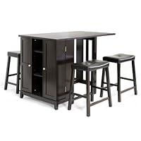Algopix Similar Product 13 - Baxton Studio 5Piece Aurora Modern Pub