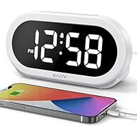 Algopix Similar Product 20 - USCCE Small Digital Alarm Clock with