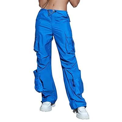 Best Deal for Women Cargo Pants Relaxed Fit High Rise Gym Sweatpants High