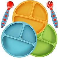 Algopix Similar Product 6 - PandaEar Divided Unbreakable Silicone