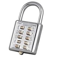 Algopix Similar Product 2 - TRIXES 10 Digit Combination Silver