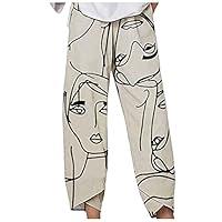 Algopix Similar Product 14 - Severkill Womens Linen Printed Cropped