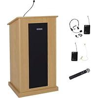 Algopix Similar Product 8 - Wireless Chancellor Lectern in Natural