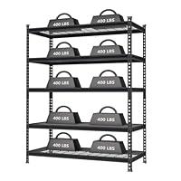 Algopix Similar Product 9 - WORKPRO 5Tier Metal Storage Shelving