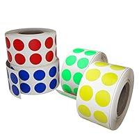 Algopix Similar Product 15 - Royal Green Color Code Stickers dots