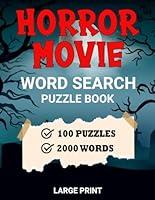 Algopix Similar Product 5 - Horror Movie Word Search Halloween