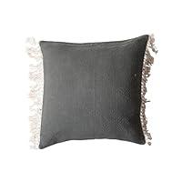 Algopix Similar Product 19 - Creative CoOp Teal Soft Cotton Pillow