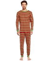 Algopix Similar Product 9 - Leveret Mens Pajamas Fitted Striped