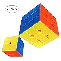 Algopix Similar Product 3 - Cfmour Stickerless Speed Cube Set 2x2