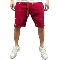 Algopix Similar Product 13 - Aleola Men Summer Casual Embroidery
