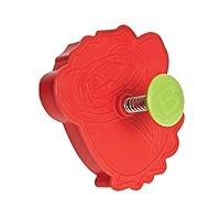 Algopix Similar Product 3 - Bakelicious Rose Plunger Cutter, Red