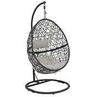 Algopix Similar Product 11 - Sunnydaze Caroline Hanging Egg Chair