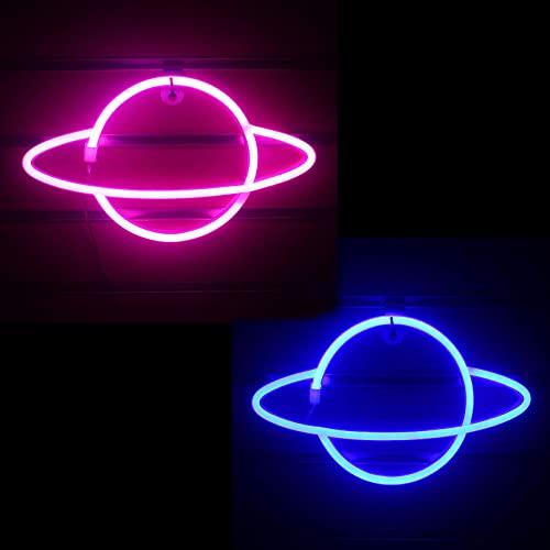 Neon Signs Planet Led Neon Lights Neon Light Sign For Wall Usb/batt