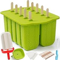 Algopix Similar Product 15 - 10 Cavity Large Silicone Popsicle Molds