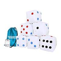 Algopix Similar Product 6 - GoSports 6 Pack Giant Inflatable Dice 6