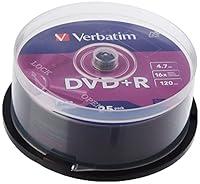 Algopix Similar Product 11 - Verbatim DVDR Spindle 16x 47GB Pack