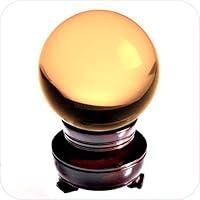 Algopix Similar Product 1 - Amlong Crystal Yellow Crystal Ball