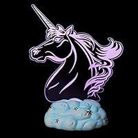 Algopix Similar Product 18 - Unicorn Night Light Toys Cake Topper