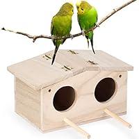 Algopix Similar Product 5 - Parakeet Nesting Box Bird Cage Bird