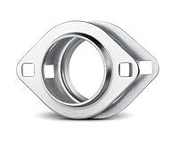 Algopix Similar Product 18 - Qty2 PFL205 Oval 2 Bolt Pressed
